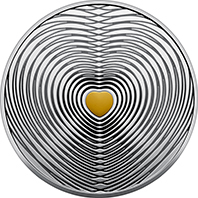 Продам пам'ятну монету Сила кохання (срібло)