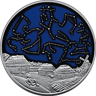 Зодіак. Срібна монета НБУ.