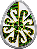 Продам пам'ятну монету Великодня радість. Писанка (срібло)