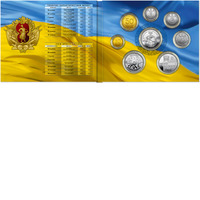 Аверс монети Набір `Монети України 2019 року`