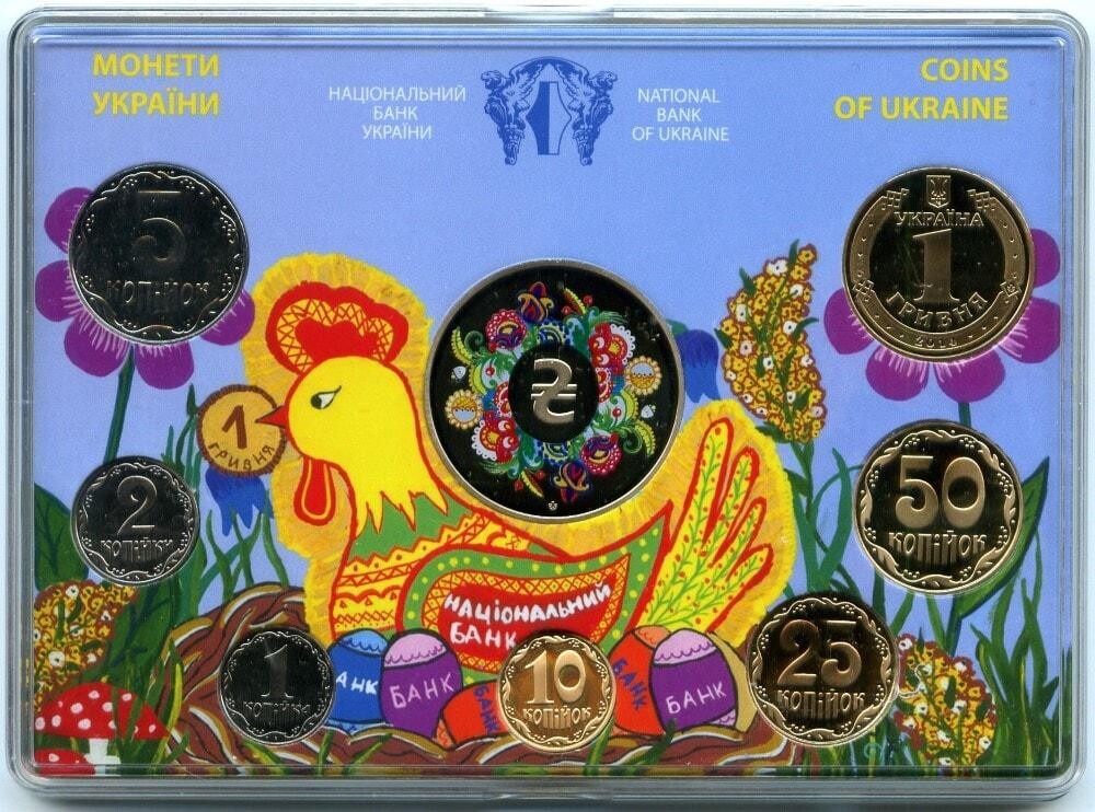 Реверс монеты Коллекционный набор Монеты Украины. Конкурс детских рисунков, 2014 года