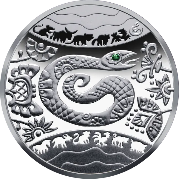 Coin reverse The Year of the Snake