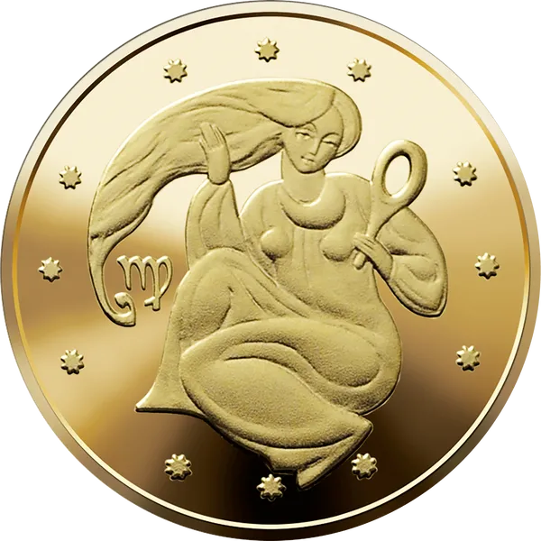 Продам золоту монету Діва 2 грн 1