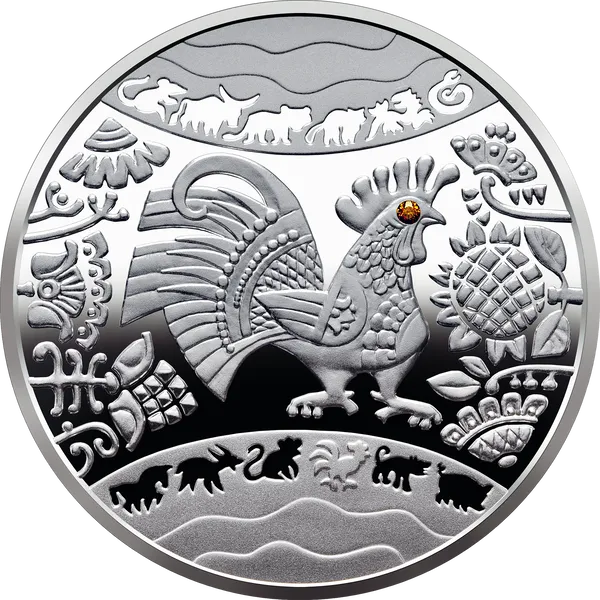 Реверс монети Рік Півня