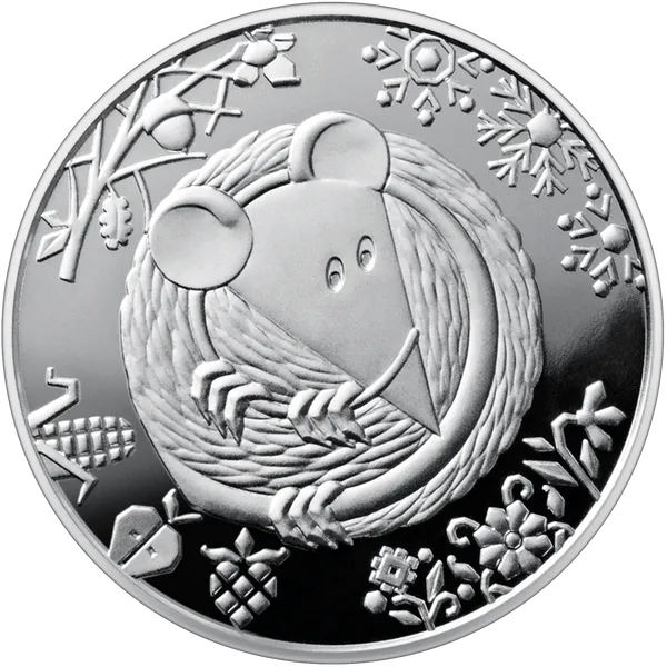 Продам пам'ятну монету Рік Пацюка (нейзильбер) , 2020 р. 1