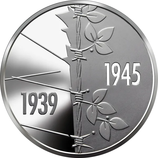 Реверс монети 75 років перемоги над нацизмом у Другій світовій війні 1939 - 1945 років