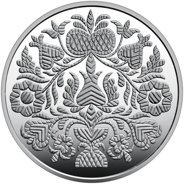 Орьнек.Кримськотатарський орнамент. Срібна Монета НБУ. 1