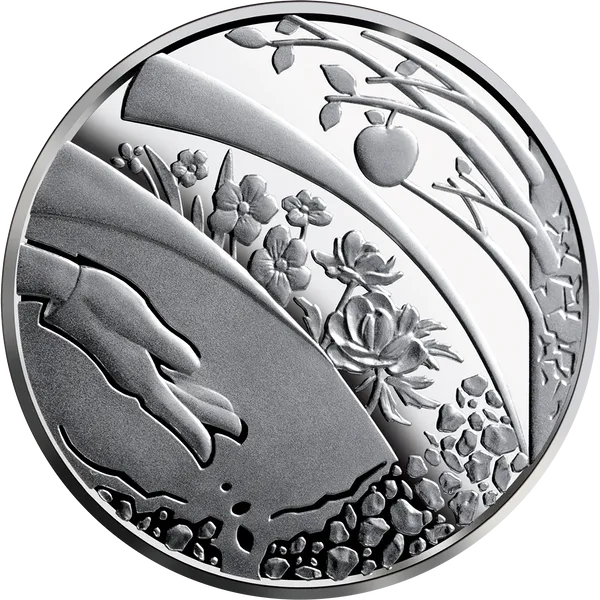 Реверс Пам`ятна медаль "175 років Уманському національному університету садівництва"