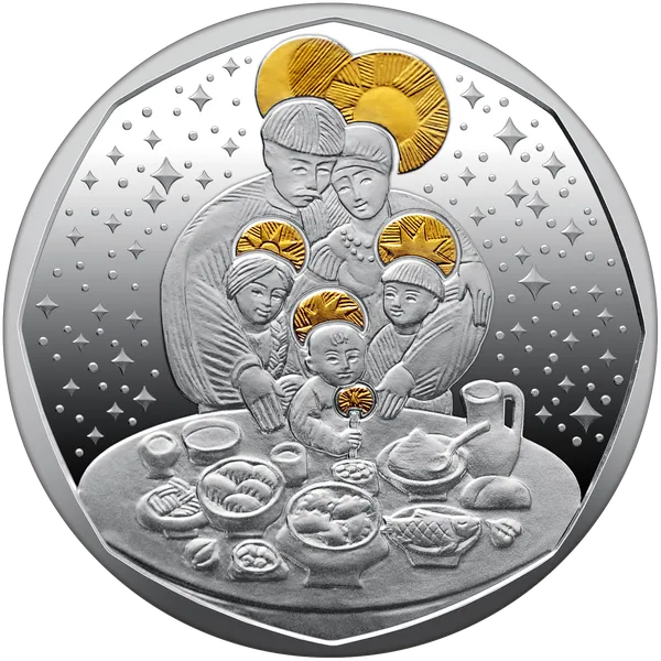 Дух Різдва. Срібна монета НБУ. 1
