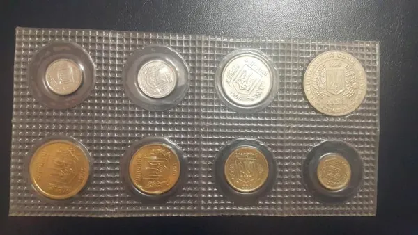 Реверс Обігові монети України 1996 року (поліетілен)