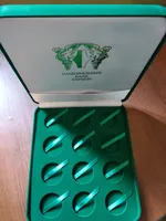 Продам футляр на 12 срібних монет номіналом 5 гривень з серії Знаки зодіаку, Східний календар