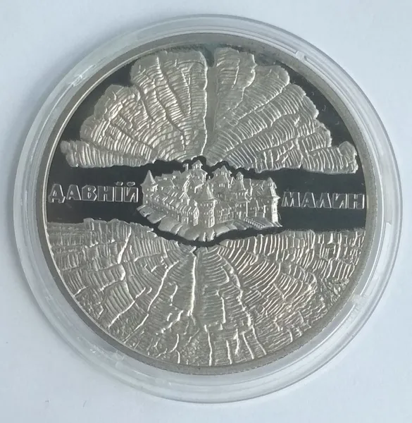 Продам памятную монету Давний Малин (нейзильбер) 1