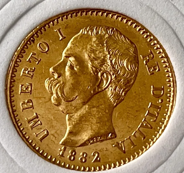 20 лір "Умберто" 1