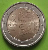Продам монету 2 Євро 2020року. Австрія.Рідкісна.