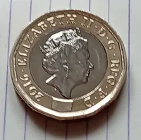 Продам 1 фунт2016р. Британія.