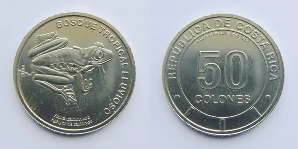 Продам пам'ятну монету Коста-Ріки 50 колонів, 2023 р. "Деревна жаба" (фауна) 1
