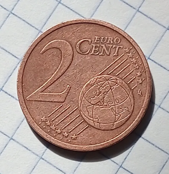 Продам 2 Євроцента Литва. 1