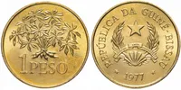 Продам монету Гвінея-Бісау 1 Peso за 1977 рік