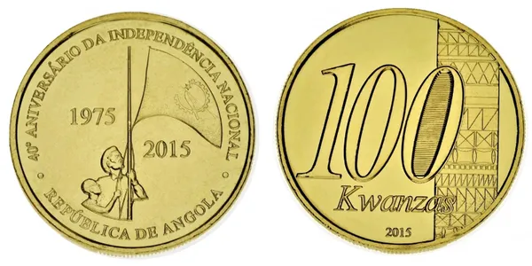 Продам ювілейну монету Анголи 100 Kwanzas, 2015 р. "40-річчя - Незалежність" 1