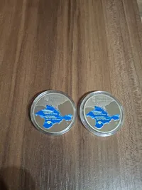 Продам пам'ятну монету 100-річчя першого Курултаю кримськотатарського народу (нейзильбер) , 2017 р.