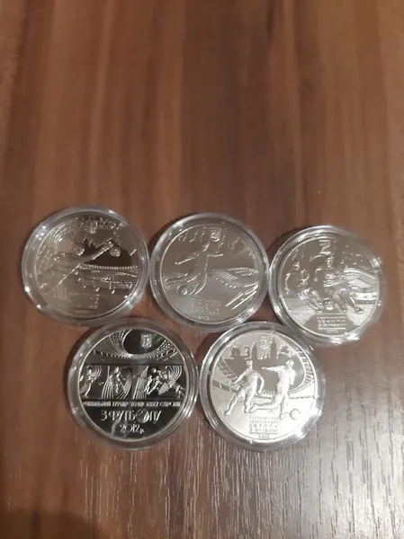 Продам комплект с 5 монет- Финальный турнир Чемпионата Европы с футболу ( Украина- Польша-2012 г.), 2011 г. 1