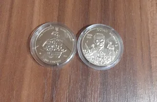 Продам памятную монету Остап Вишня (нейзильбер), 2014 г. Тираж-20000