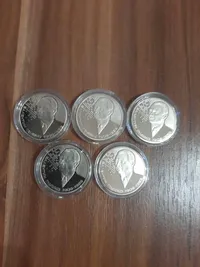 Продам памятную монету Валентин Глушко (нейзильбер) ,2018 г.