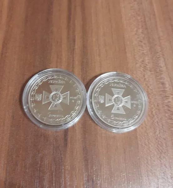 Продам памятную монету Украинские спасатели (нейзильбер) , 2021 г. 2
