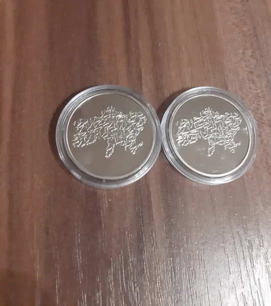 Продам монету Країна супергероїв. Дякуємо волонтерам! (нейзильбер), 2023 р 1