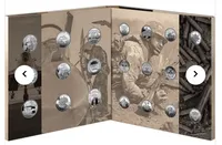 Набір обігових пам`ятних монет `Сили безпеки і оборони України` у сувенірному пакованні