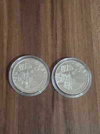 Продам пам'ятну монету 700 років першої писемної згадки про м. Лохвицю (нейзильбер) , 2020 р.