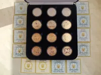 Набір срібних монет "Східний календар"