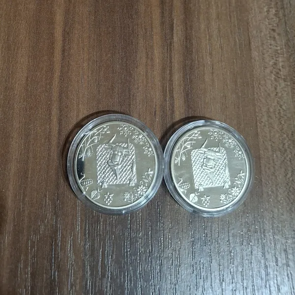 Продам пам'ятну монету Рік Бика (нейзильбер) , 2021 р. 1