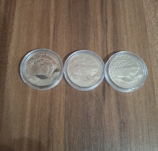 Продам памятную монету Песчаный слепыш (нейзильбер) , 2005 г. 1