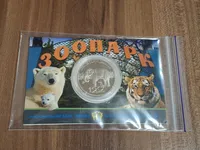 Продам памятную монету 120 лет Харьковскому зоопарку (нейзильбер) в блистере , 2015 г.