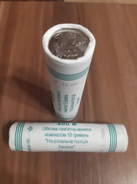 Продам монету `Національна поліція України` ( 2025 р.), монета с рола в капсуле 1