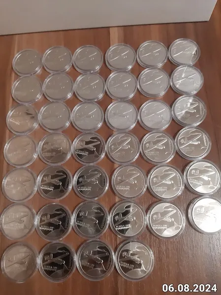 Продам памятную монету Украинский хлопок. Аист -100 (Лелека-100), (нейзильбер) ,2024 г. 1