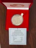 На честь візиту Глави Держави Ватикан Папи Іоанна Павла ІІ 2001 рік срібло