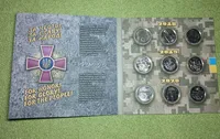 Продам набір з дев`яти пам`ятних монет спеціальних випусків серії `Збройні Сили України` 2018-2020 (не вказується (набір))