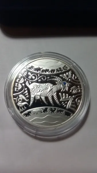 2015 Рік Кози. 5 гривень. Срібло. 2