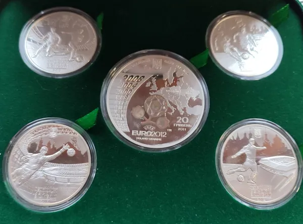 Набір монет Футбол Євро 2012 2