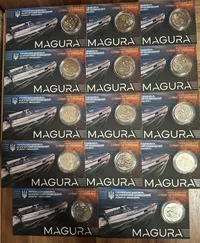 Продам пам'ятну монету `Українська бавовна. Безпілотний надводний апарат "Magura"` у сувенірному пакованні (нейзильбер), 2025 р.