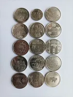 набір 27 монет 10 грн Національна Поліція Національна Гвардія Сили логістики,Війська звязку, Медичні сили Збройних Сил України, Державна служба транспорту,Командування обєднаних сил, Антонівський міст,ППО, сили підтримки,ТРО, Сили спеціальних операцій, Ві